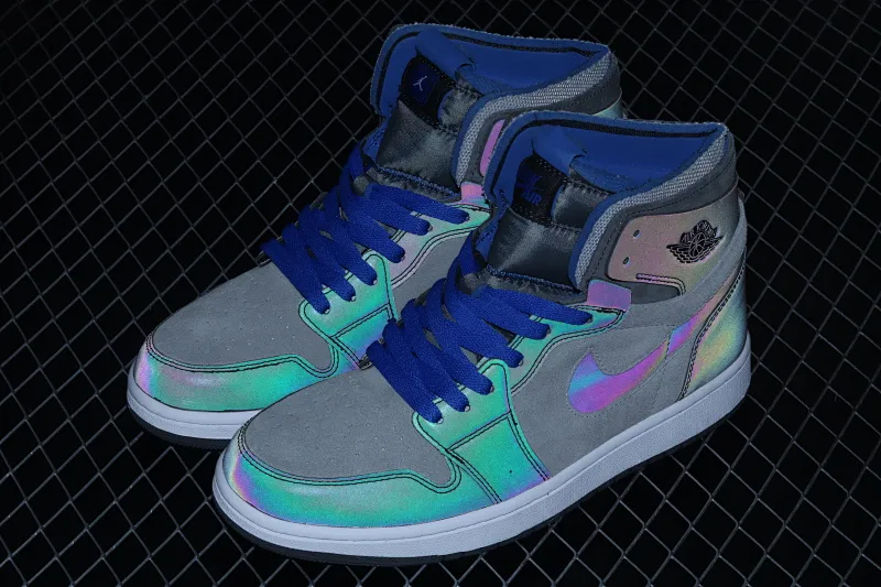 All categories Air Jordan Jordan series basketball shoes Air Jordan 1 High Special offer LPL x Air Jordan 1 Zoom Comfort "Iridescent" AJ1 Joe 1 joint League of Legends theme basketball shoes DD1453-001